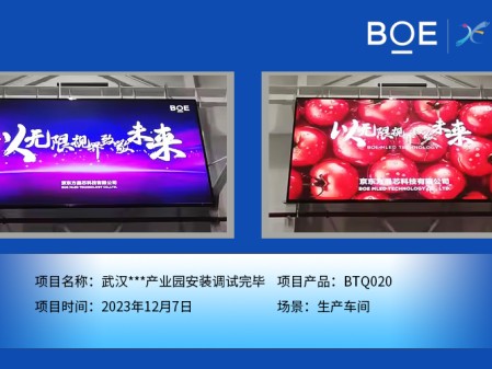 湖北武漢**產(chǎn)業(yè)園生產(chǎn)車(chē)間BTQ020安裝調(diào)試完畢