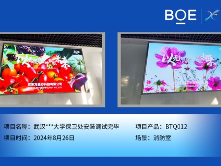 湖北武漢***大學保衛(wèi)處安裝調(diào)試完畢